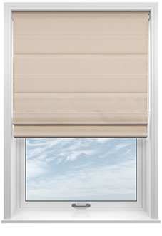 Knutsford, Warm Hessian - Motorised Roman Blind